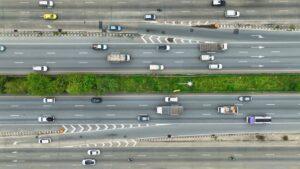 An aerial view of an intersection on Long Island, NY at night. What are the most dangerous intersections in Long Island?